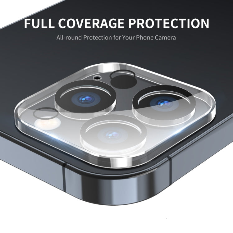 For iPhone 16 Pro / 16 Pro Max 2pcs ENKAY Hat-Prince 9H Rear Camera Lens Tempered Glass Film
