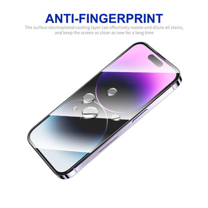 For iPhone 16 Plus 5pcs ENKAY Full Glue High Aluminum-silicon Tempered Glass Film