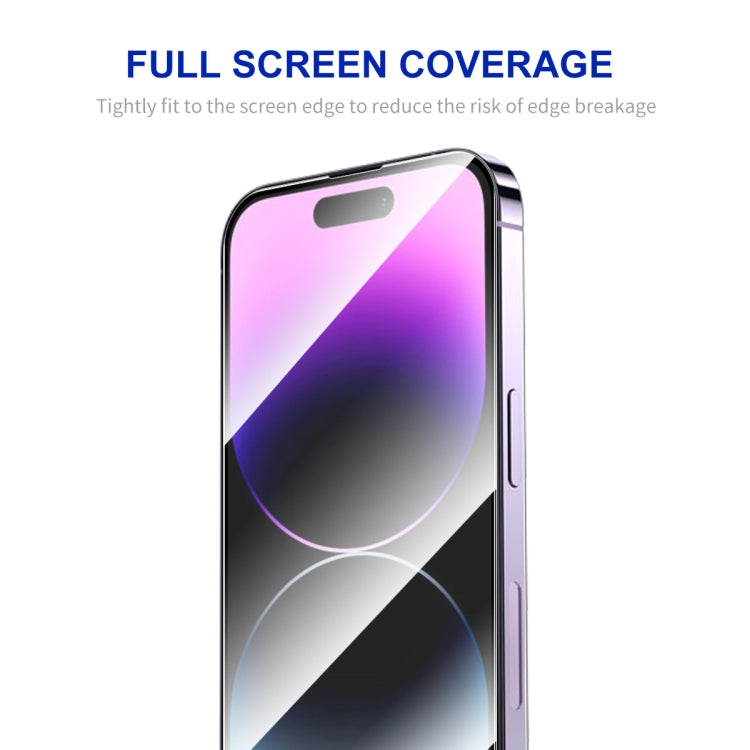 For iPhone 16 Plus 5pcs ENKAY Full Glue High Aluminum-silicon Tempered Glass Film