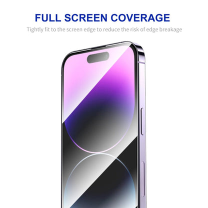 For iPhone 16 Plus 5pcs ENKAY Full Glue High Aluminum-silicon Tempered Glass Film