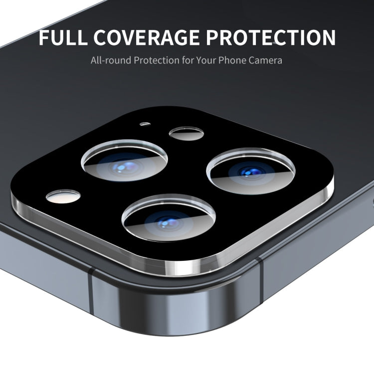 For iPhone 16 Pro / 16 Pro Max 2pcs ENKAY Hat-Prince 9H Rear Camera Lens Tempered Glass Film