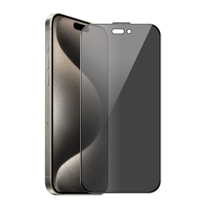 For iPhone 16 Pro Max ENKAY Hat-Prince 28 Degree Anti-peeping Tempered Glass Full Screen Film