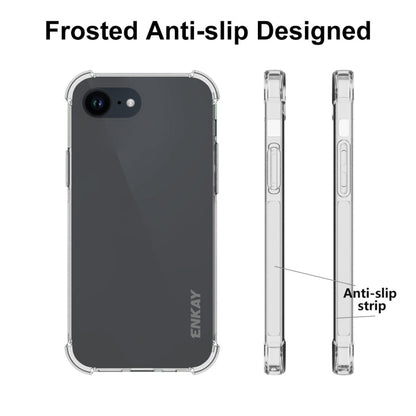 Pour iPhone 17e / 16e Coque de téléphone antichoc transparente en TPU ENKAY Hat-Prince