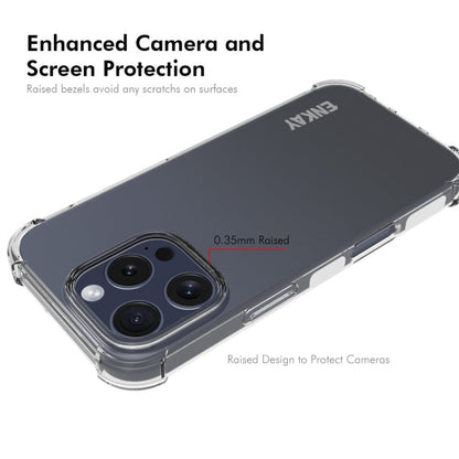For iPhone 16 Pro ENKAY Hat-Prince Transparent TPU Shockproof Phone Case