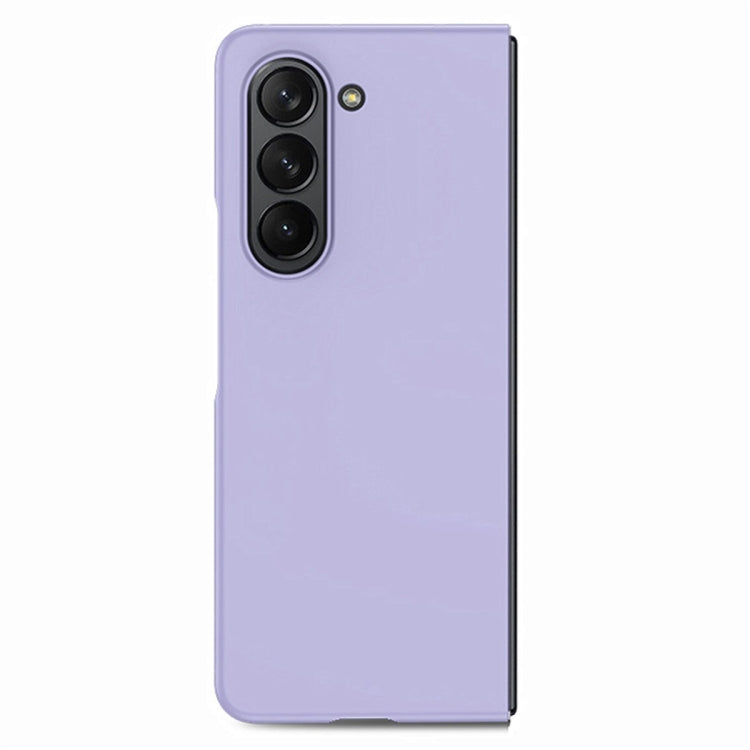For Samsung Galaxy Z Fold6 JUNSUNMAY Smoothly PC + 9H Tempered Glass Protector Folding Phone Case(Dark Green)