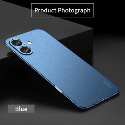 For iPhone 16 MOFI Fandun Series Frosted PC Ultra-thin All-inclusive Phone Case(Green)