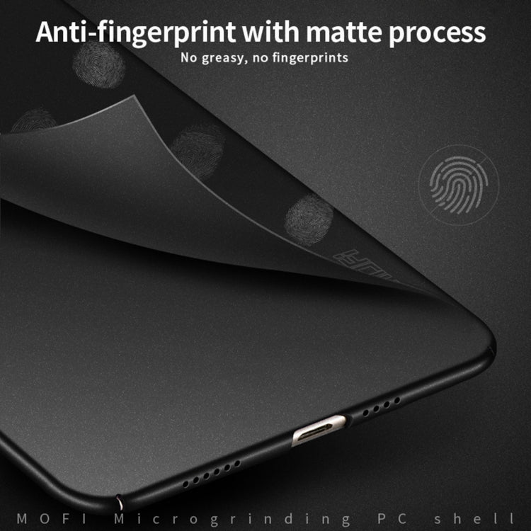 For iPhone 16 Plus MOFI Fandun Series Frosted PC Ultra-thin All-inclusive Phone Case(Gray)