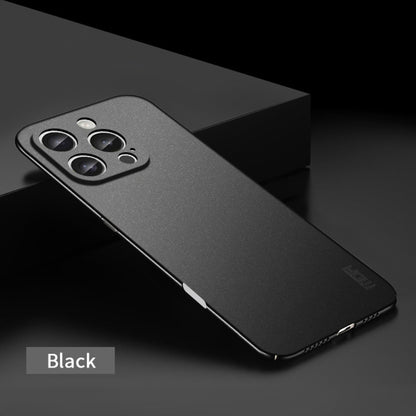 For iPhone 16 Pro MOFI Fandun Series Frosted PC Ultra-thin All-inclusive Phone Case(Black)