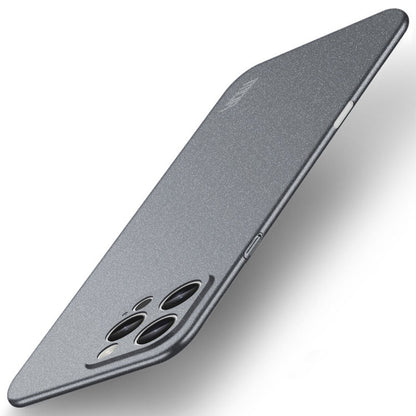 For iPhone 16 Pro Max MOFI Fandun Series Frosted PC Ultra-thin All-inclusive Phone Case(Gray)
