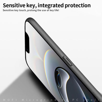 For iPhone 17e / 16e MOFI Fandun Series Frosted PC Ultra-thin All-inclusive Phone Case(Gray)