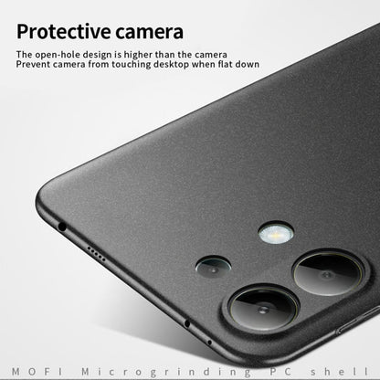 For Xiaomi Redmi Note 13 Pro 4G MOFI Fandun Series Frosted PC Ultra-thin All-inclusive Phone Case(Blue)