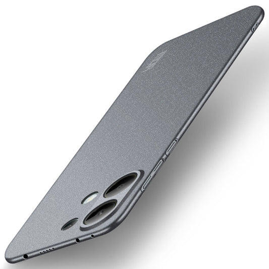 Pour Xiaomi Redmi Note 13 Pro 4G MOFI Série Fandun Coque de téléphone tout compris ultra-fine en PC dépoli (gris)
