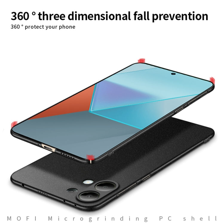 For Xiaomi Redmi Note 13 Pro 4G MOFI Fandun Series Frosted PC Ultra-thin All-inclusive Phone Case(Red)