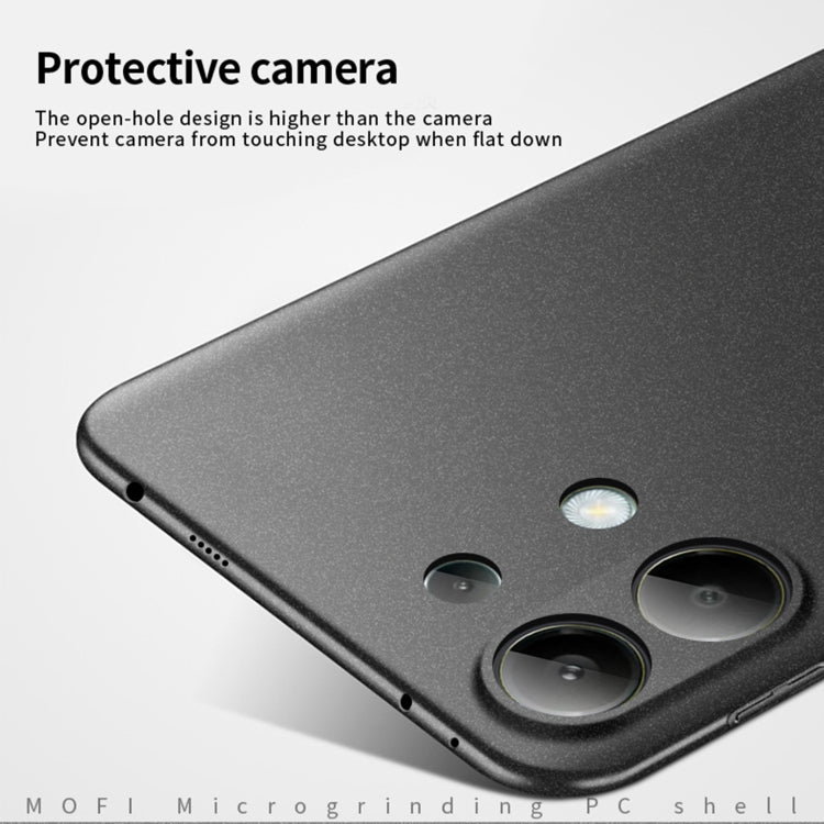 For Xiaomi Redmi Note 13 Pro 4G MOFI Fandun Series Frosted PC Ultra-thin All-inclusive Phone Case(Red)