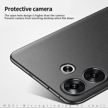 Pour Xiaomi Redmi Turbo 3 MOFI Fandun Series Coque de téléphone tout compris ultra-fine en PC dépoli (vert)