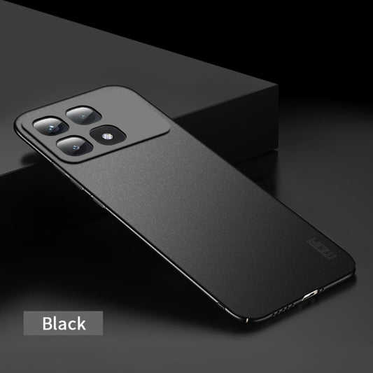 Pour Xiaomi Redmi K70 Ultra MOFI Série Fandun Coque de Téléphone Tout Compris Ultra-mince en PC Dépoli (Noir)