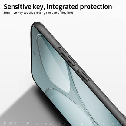For Xiaomi Redmi K70 Ultra MOFI Fandun Series Frosted PC Ultra-thin All-inclusive Phone Case(Black)