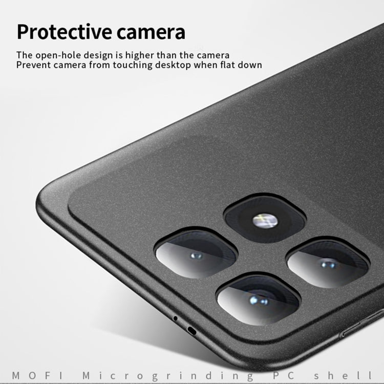 Pour Xiaomi Redmi K70 Ultra MOFI Fandun Series Coque de téléphone tout compris ultra-mince en PC dépoli (bleu)