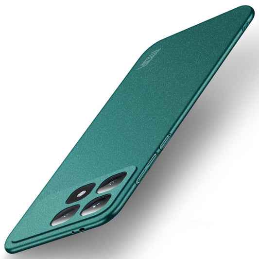 Pour Xiaomi Redmi K70 Ultra Étui de téléphone tout compris ultra-mince en PC givré série MOFI Fandun (vert)