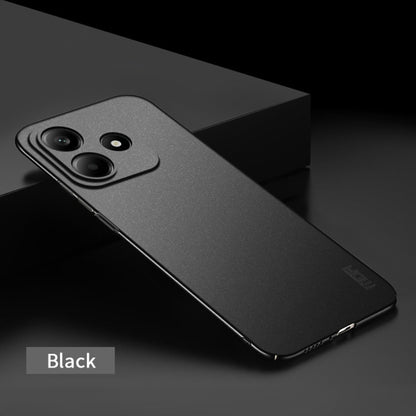 For Redmi Note 14 MOFI Fandun Series Frosted PC Ultra-thin All-inclusive Phone Case(Black)