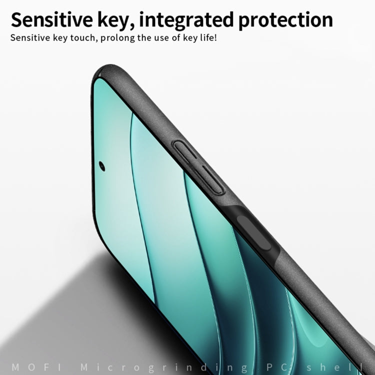 For Redmi Note 14 MOFI Fandun Series Frosted PC Ultra-thin All-inclusive Phone Case(Gray)