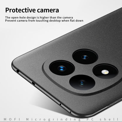 For Xiaomi Redmi Note 14 Pro MOFI Fandun Series Frosted PC Ultra-thin All-inclusive Phone Case(Black)