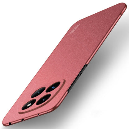 For Xiaomi Redmi Note 14 Pro MOFI Fandun Series Frosted PC Ultra-thin All-inclusive Phone Case(Red)