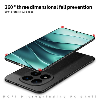 For Xiaomi Redmi Note 14 Pro+ MOFI Fandun Series Frosted PC Ultra-thin All-inclusive Phone Case(Black)