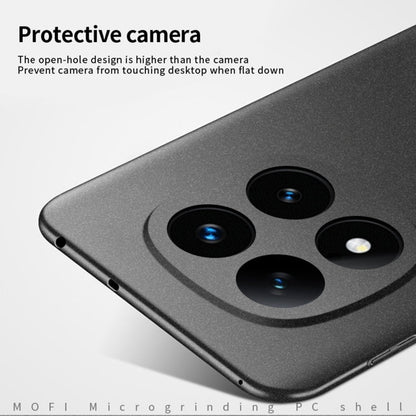 For Xiaomi Redmi Note 14 Pro+ MOFI Fandun Series Frosted PC Ultra-thin All-inclusive Phone Case(Black)