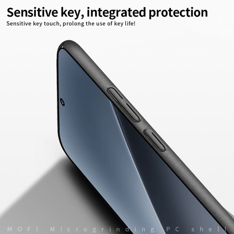 For Xiaomi 15 MOFI Fandun Series Frosted PC Ultra-thin All-inclusive Phone Case(Black)