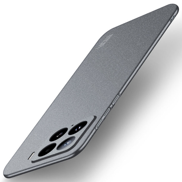 For Xiaomi 15 MOFI Fandun Series Frosted PC Ultra-thin All-inclusive Phone Case(Gray)