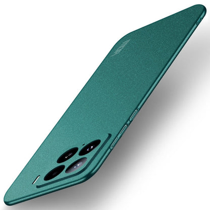 Pour Xiaomi 15 Étui de protection intégral ultra-fin givré en PC de la série MOFI Fandun (Vert)