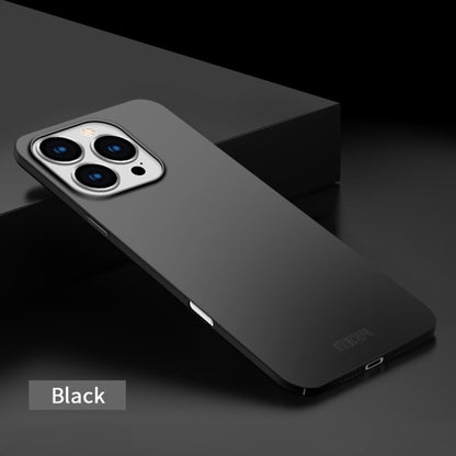 For iPhone 16 Pro MOFI Frosted PC Ultra-thin Hard Phone Case(Black)