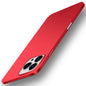 Pour iPhone 16 Pro, coque rigide ultra-fine givrée en PC MOFI (rouge)