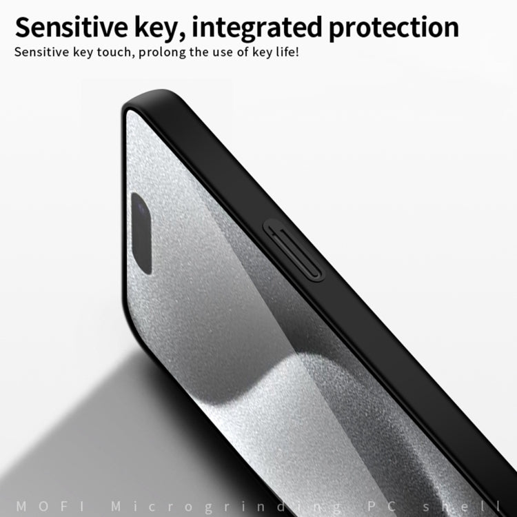 For iPhone 16 Pro Max MOFI Frosted PC Ultra-thin Hard Phone Case(Rose Gold)
