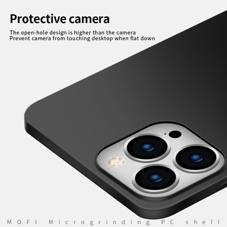 For iPhone 16 Pro Max MOFI Frosted PC Ultra-thin Hard Phone Case(Rose Gold)
