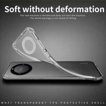 Pour Honor X50 5G Étui de téléphone TPU ultra-mince de la série MOFI Ming (transparent)