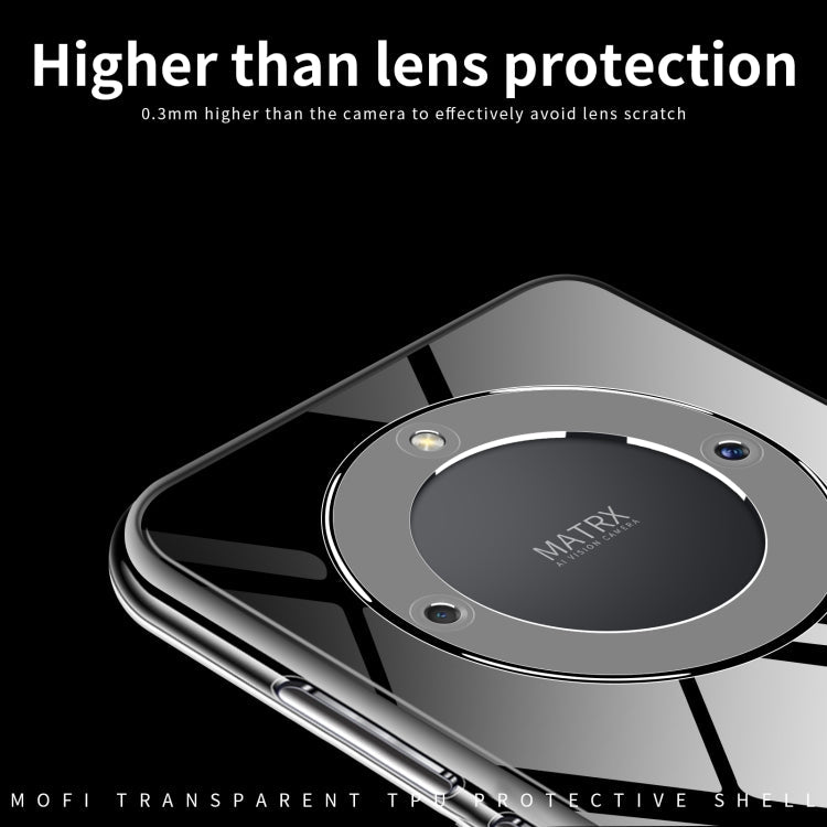 Pour Honor X50 5G Étui de téléphone TPU ultra-mince de la série MOFI Ming (transparent)