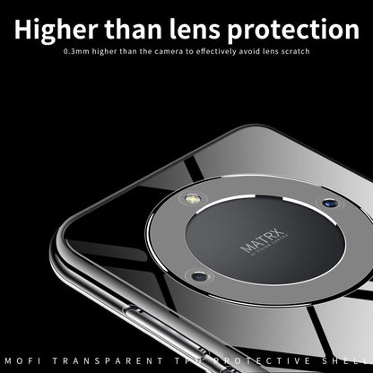Pour Honor X50 5G Étui de téléphone TPU ultra-mince de la série MOFI Ming (transparent)