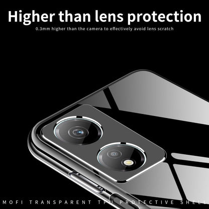 For Honor X7b MOFI Ming Series Ultra-thin TPU Phone Case(Transparent)