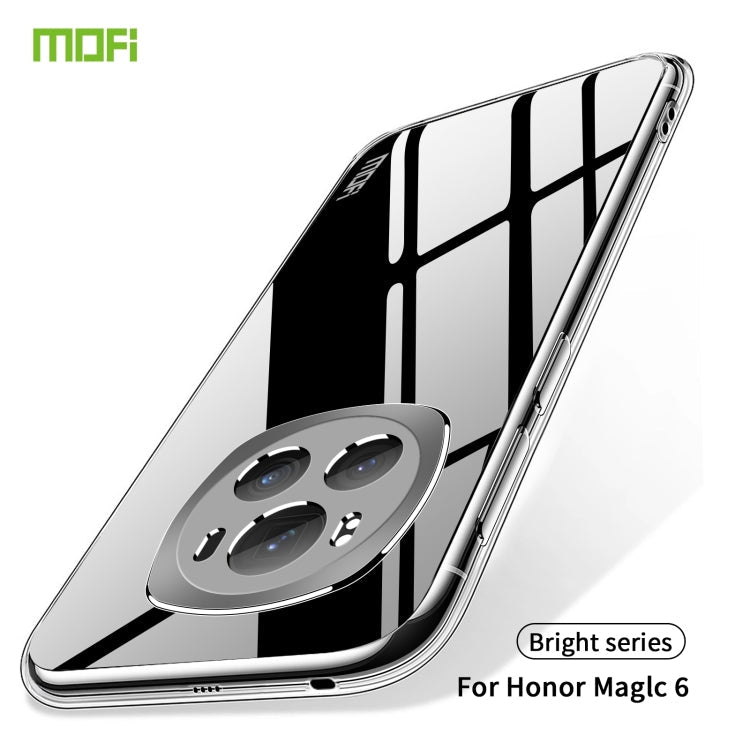 For Honor Magic6 MOFI Ming Series Ultra-thin TPU Phone Case(Transparent)