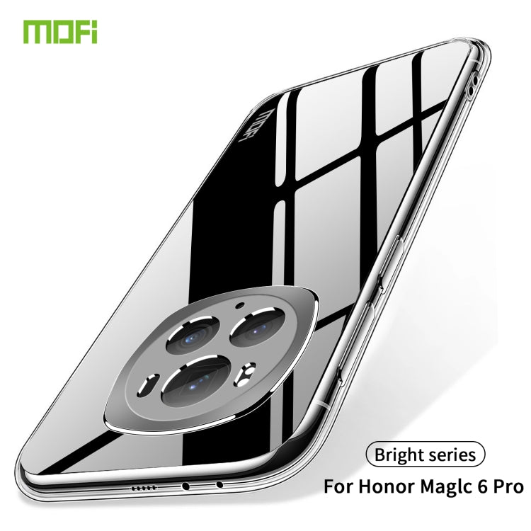 For Honor Magic6 Pro MOFI Ming Series Ultra-thin TPU Phone Case(Transparent)
