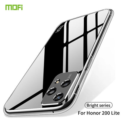 Pour Honor 200 Lite Global MOFI Série Ming Coque de Téléphone en TPU Ultra-Mince (Transparente)