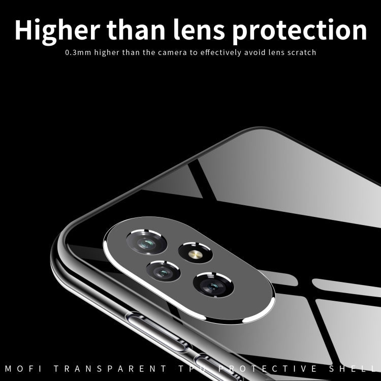 For Honor 200 Pro MOFI Ming Series Ultra-thin TPU Phone Case(Transparent)