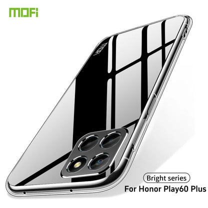 Pour Honor Play 60 Plus Étui de téléphone en TPU ultra-mince série MOFI Ming (Transparent)