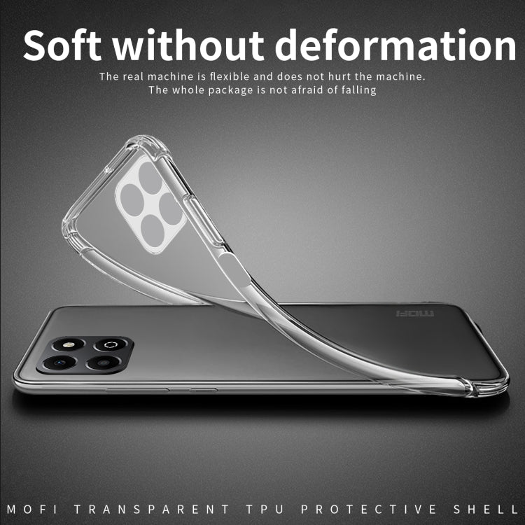 For Honor X5b / X5b Plus MOFI Ming Series Ultra-thin TPU Phone Case(Transparent)