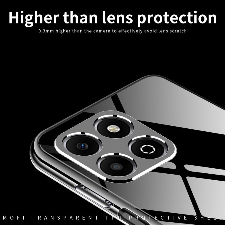 For Honor X5b / X5b Plus MOFI Ming Series Ultra-thin TPU Phone Case(Transparent)