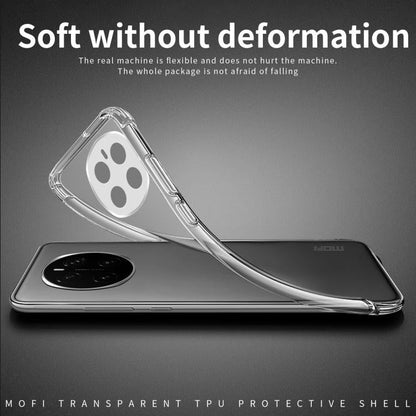 For Honor Magic7 MOFI Ming Series Ultra-thin TPU Phone Case(Transparent)