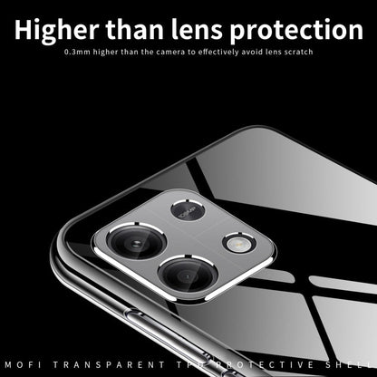 For Xiaomi Redmi Note 13 4G MOFI Ming Series Ultra-thin TPU Phone Case(Transparent)