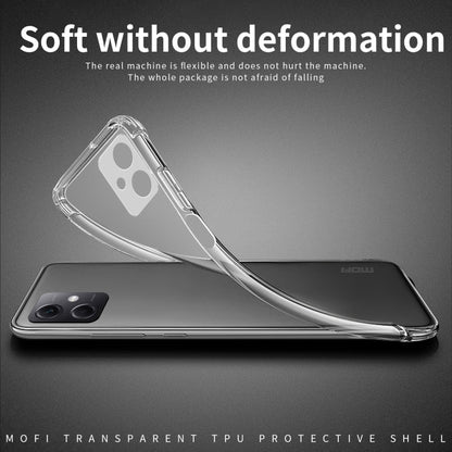 For Xiaomi Redmi 13C 5G MOFI Ming Series Ultra-thin TPU Phone Case(Transparent)